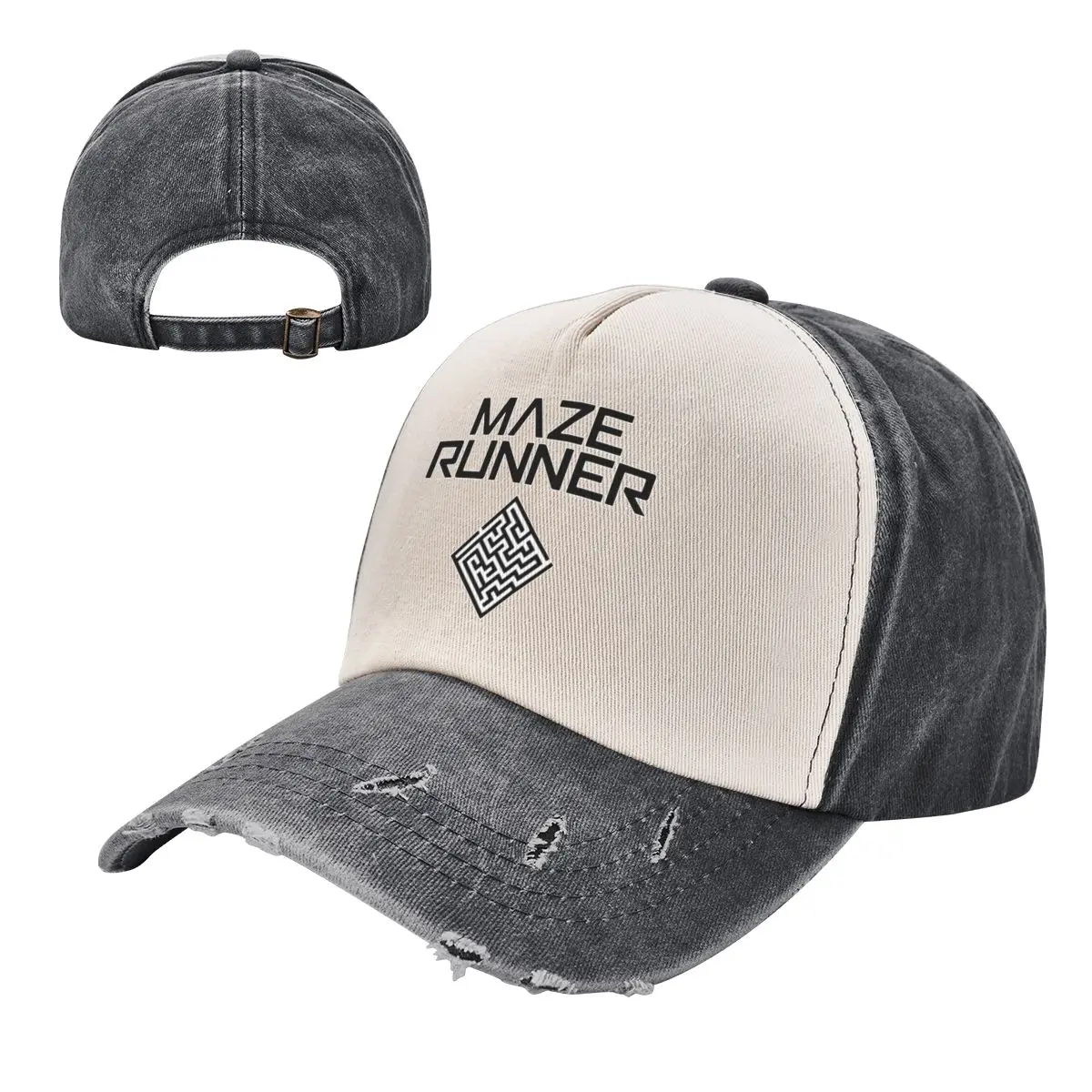 Masculino Maze Runner Boné de beisebol, Sunhat, Snap Back Hat, Saco de praia, Chapéus das meninas, Personalizado