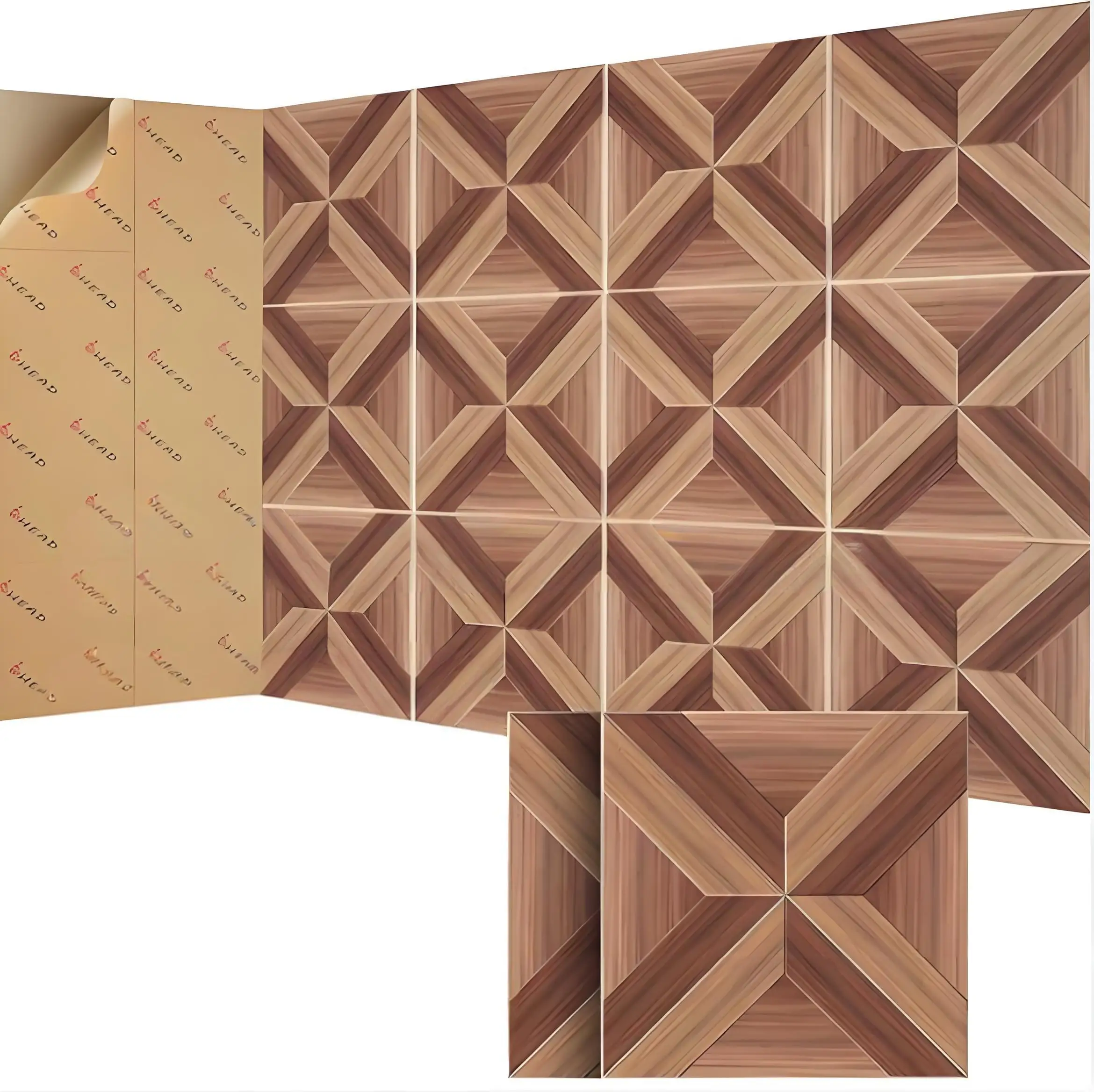 

Wood Grain Felt Acoustic Panels 12-Pack, Self-Adhesive Wall Panels Soundproof Padding, Polyester Fiber for Wall Partition Room
