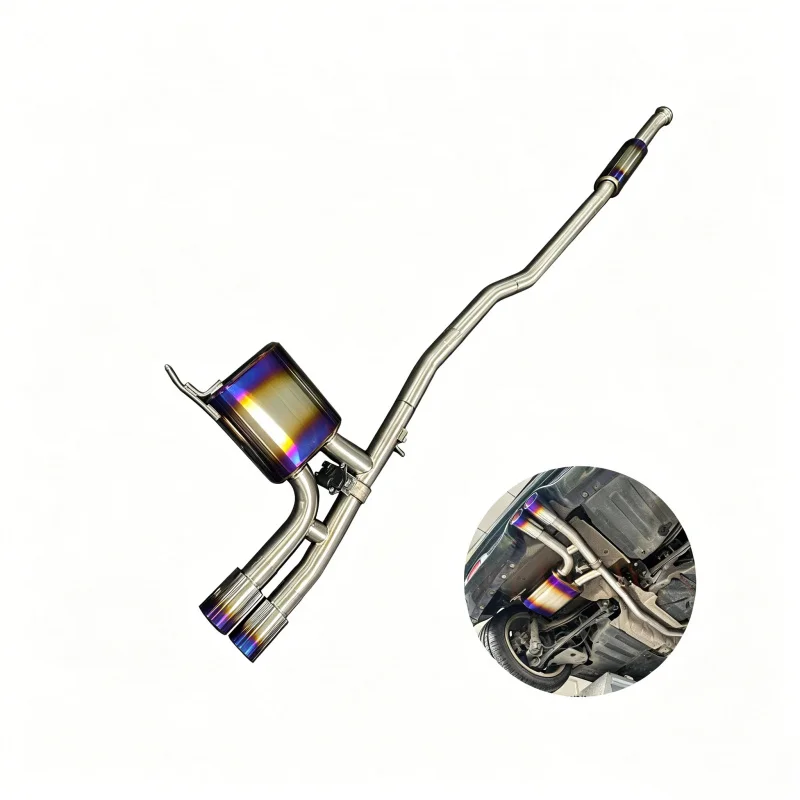 Titanium Catback Exhaust System with Valvetronic for BMW MINI Cooper Mini JCW F56 F57 2014-2018