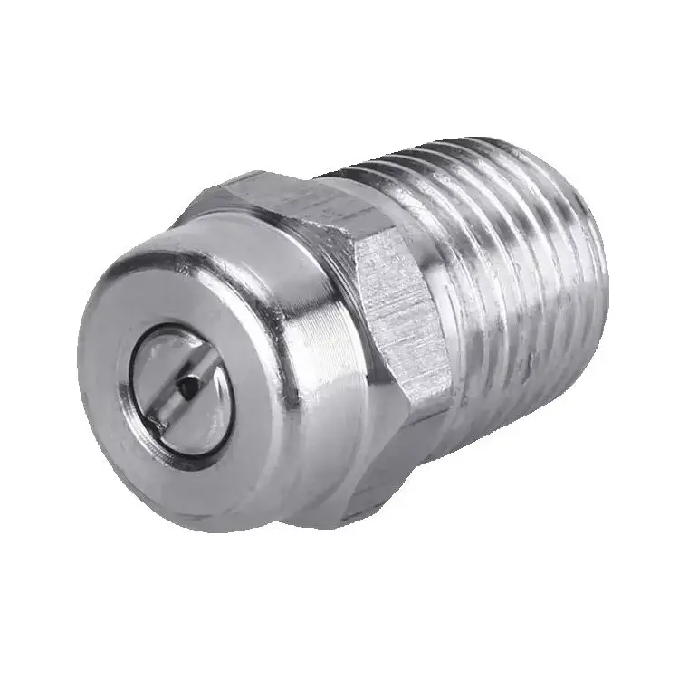 5Pcs G1/4 External Thread Stainless Steel Anti Rust High Pressure Washer Nozzle Tips Car Undercarriage Under Body Cleaning Repla