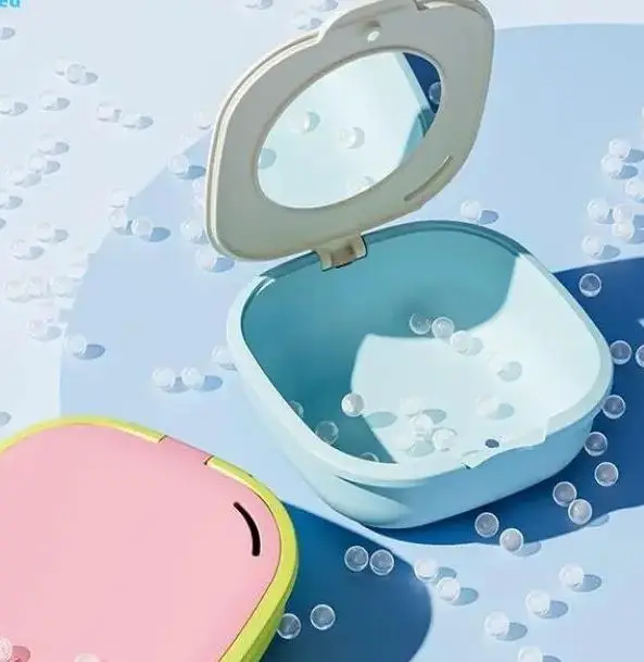 

Portable Mouth Guard Box Oral Cleaning False Teeth Denture Storage Box Teeth Aligner Braces Box