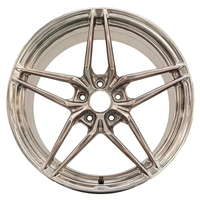 20-21 بوصة قسط مصقول البرونزية سبائك الألومنيوم محور عجلات مزورة 5*120 تصميم متعدد المتحدث 35 مللي متر ET لسيارات الركاب جديد #2