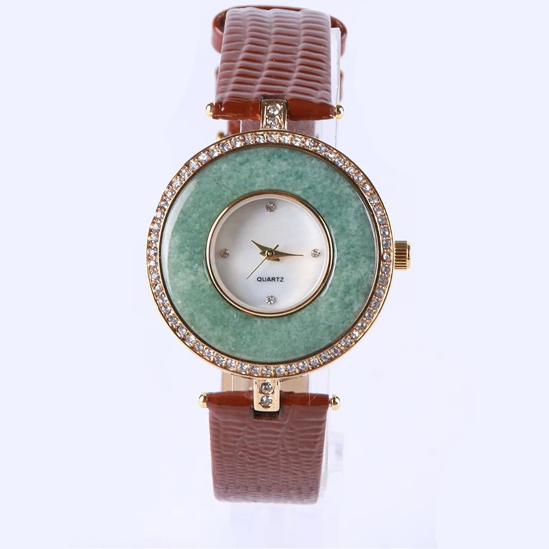 DUGARY Fashion quartz watch jade style Waterproof  for women classic brand Wristwatches crystal Japanese movement clock