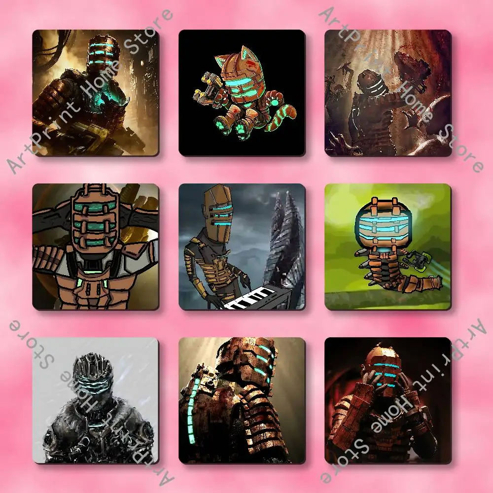 D-Dead S-Space I-Isaac C-Clarke Magnetic Refrigerator Magnets Personality Decorations Creative Gifts 55mm