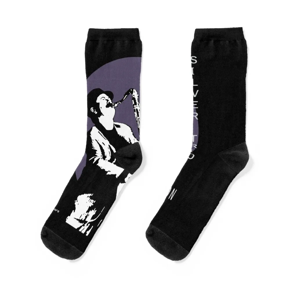 

Duke Silver Live In Concert Socks floral japanese fashion loose hip hop Men's Socks Women's