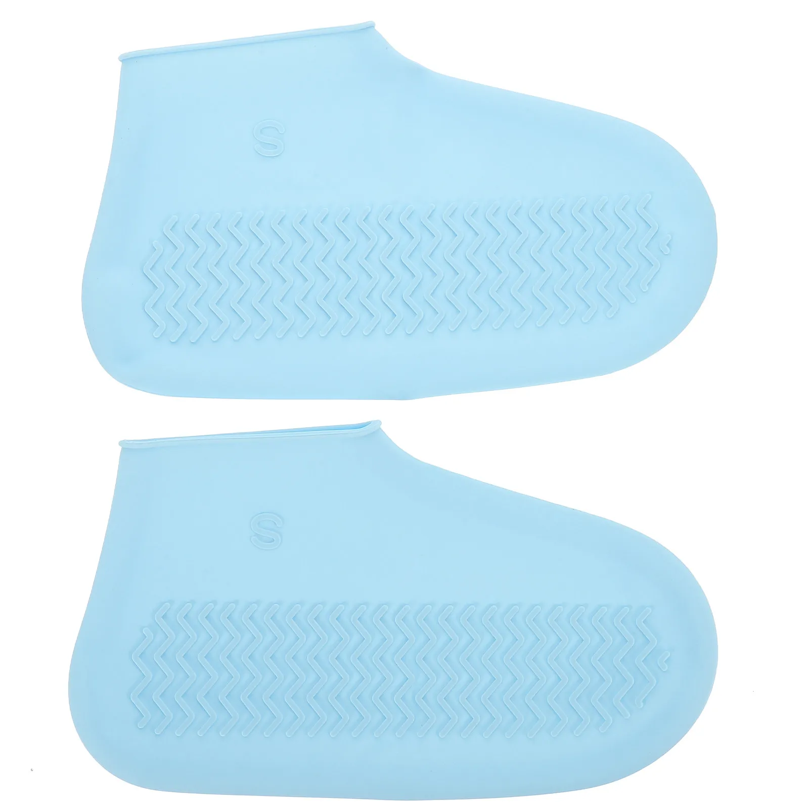 1Pair Rainproof Shoe Sleeves Waterproof Silicone Shoe Covers Anti-Slip Wear-Resistant for Chefs Waitstaff Travel Hiking Vacation