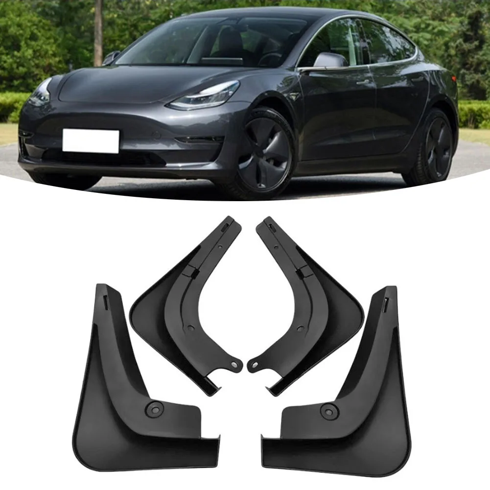 Брызговики разработаны специально для модели Tesla, три года, две тысячи семнадцати до двадцати тройных