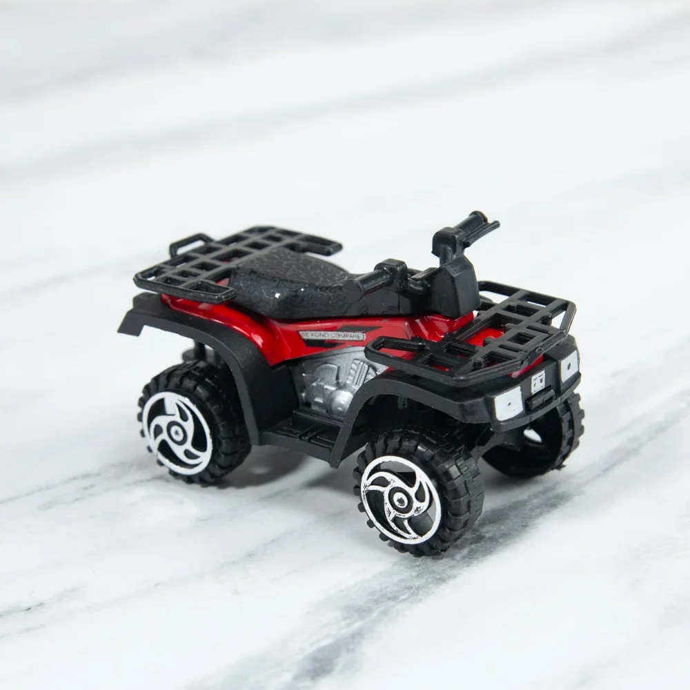 Brinquedo modelo de carro mini para crianças, Diecasts plásticos, Motocicleta, Veículo utilitário, Presente infantil, Simulação, Meninos