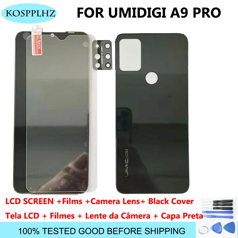 KOSPPLHZ New LCD For UMIDIGI A9 Pro LCD Display + Touch Screen Glass Panel Assembly 6.3