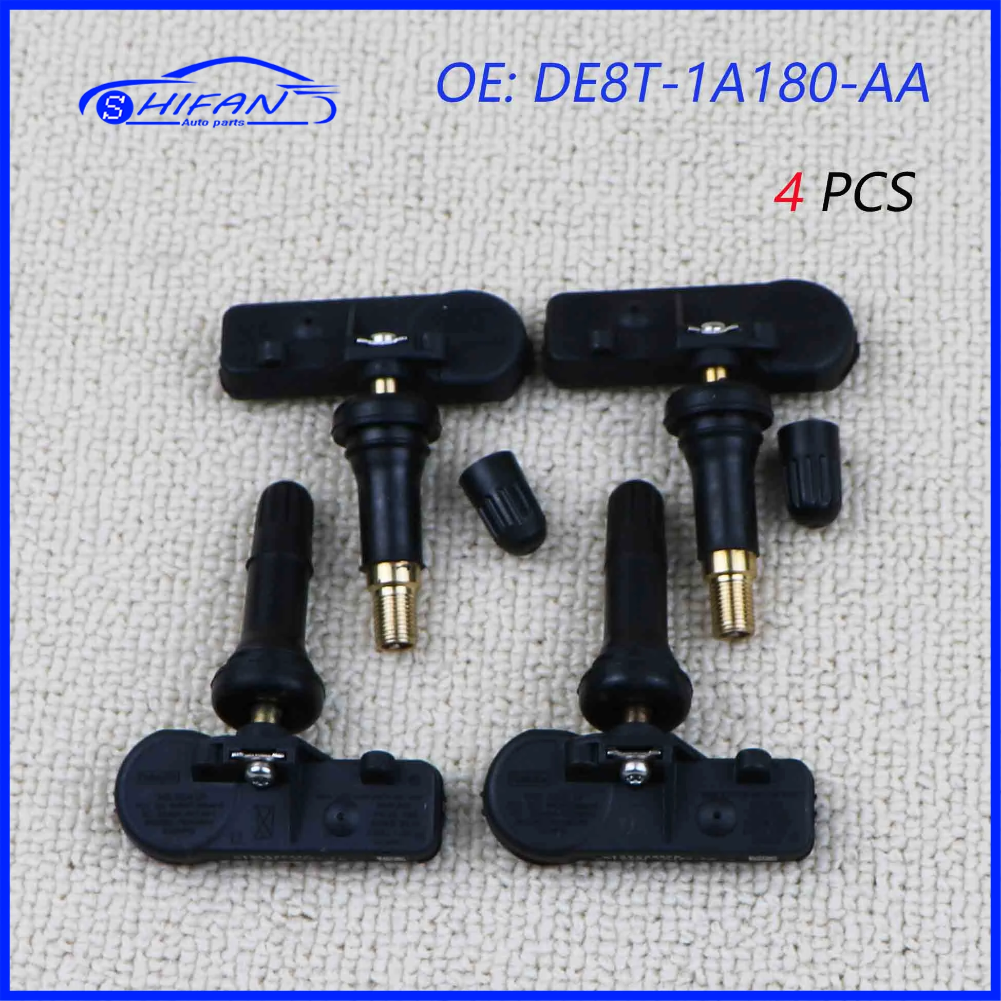 

DE8T-1A180-AA 4Pcs Tyre Pressure Sensor Sensor Tire Pressure For Ford Mustang Fusion E-150 F-150 Escape 9L3Z1A189A CM5T1A180AA