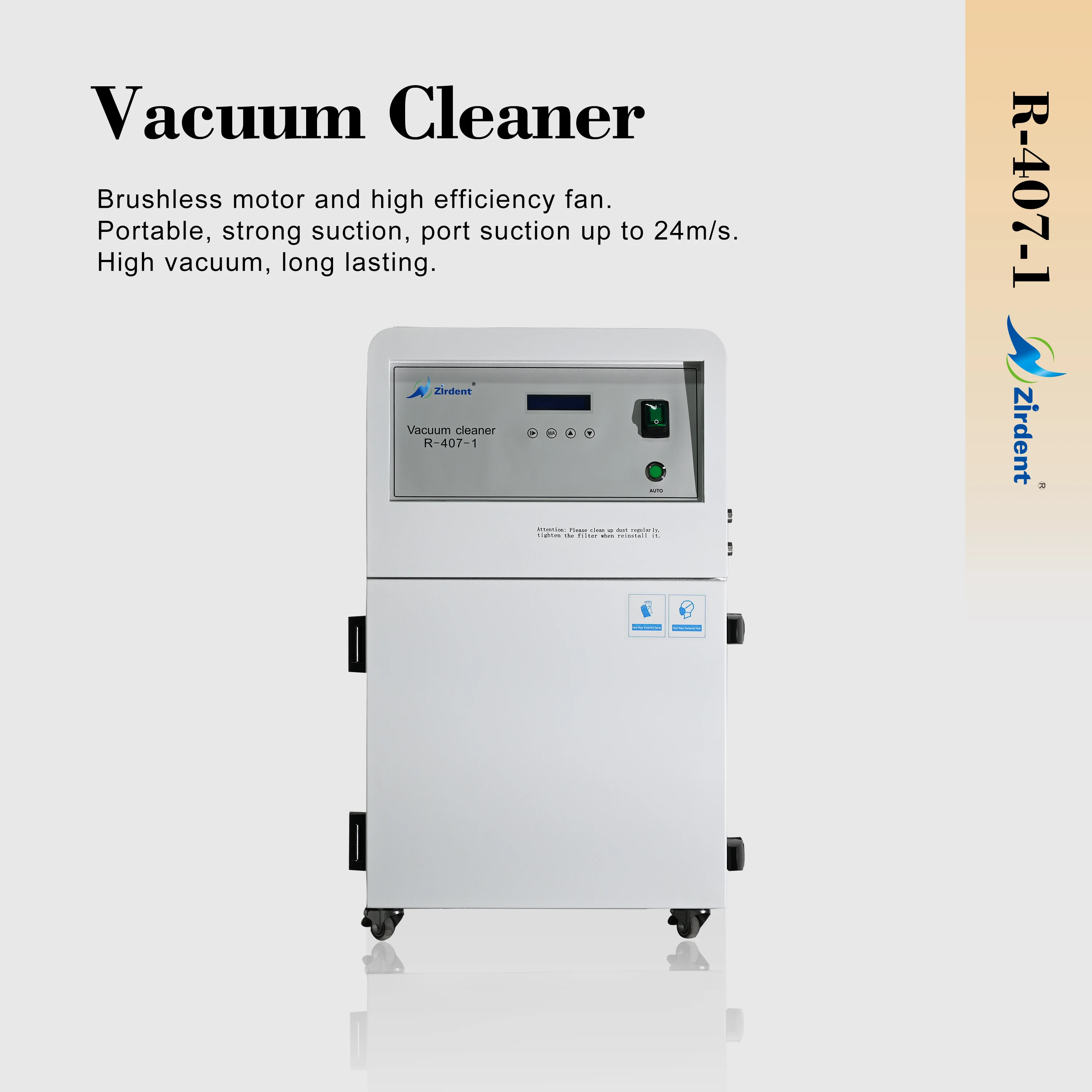 Suitable for CADCAM Dental Lab Milling Center for Dental Equipment Dental Machine Use Zirdent Vacuum Cleaner