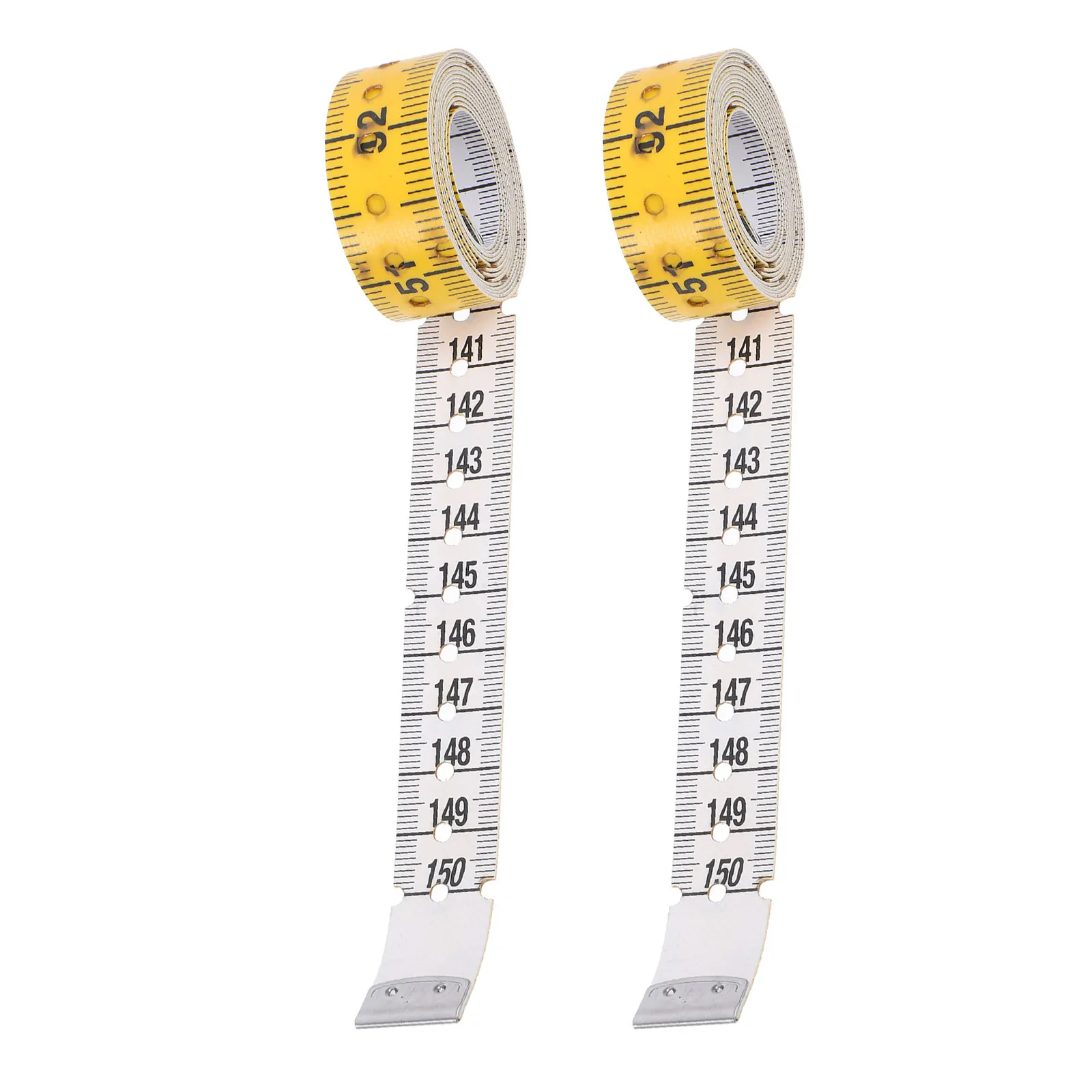 2Pcs Blind Measuring Tape Braille Tape Measure Soft Flexible Braille Ruler Sewing Tailoring Crafts Assistive Device for Blind