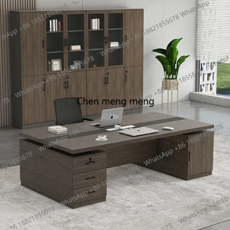 Discount Aesthetic Nordic Office Desk European Large Standing Modern Office Desk Cheap Portable Lshaped Escritorio Oficina Home