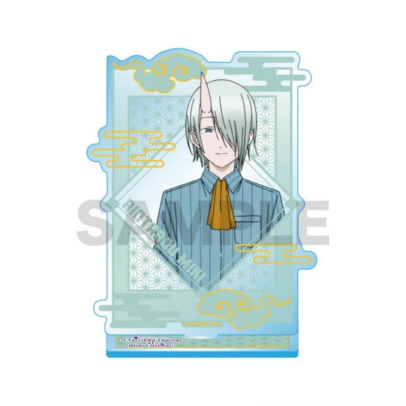 2026 New A Terrified Teacher at Ghoul School! Anime 10cm Acrylic Stand Model Plate Collectible Keychain Rintarou Desktop style