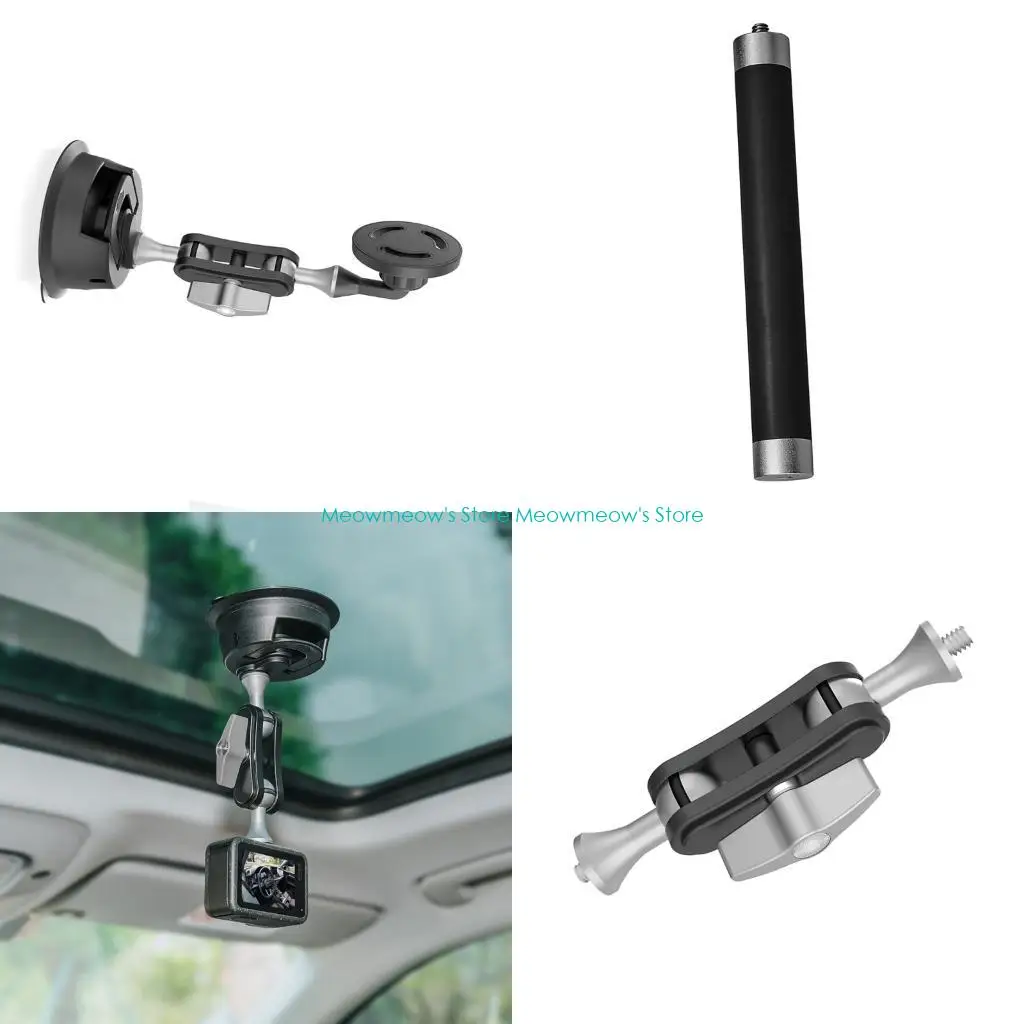 

W91A Регулируемое металлическое автомобильное крепление для телефона с присоской для стабильного и надежного захвата