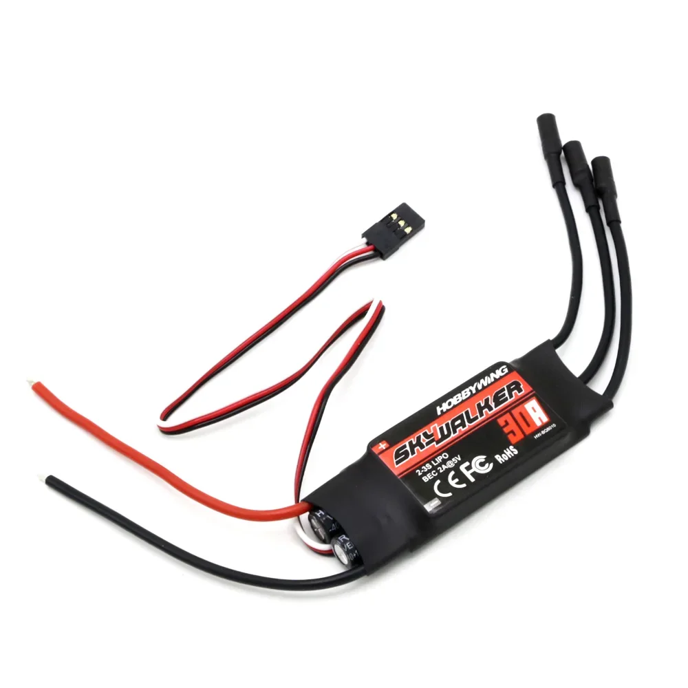 12A/20A/30A/40A/50A/60A/80A طائرة نموذجية فرش الجناح الثابت لبانسون Hobbywing ESC Skywalker RC سيارة طائرات هليكوبتر