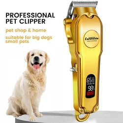 Professional Pet Hair Clipper for Dogs & Cats Electric Puppy Trimmer Rechargeable Animals Grooming Shaver Hair cutter Machine