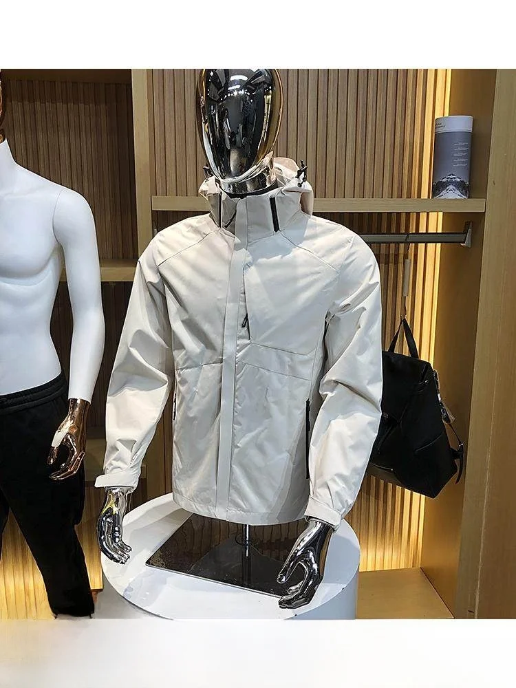 

Functional Series Outdoor Windproof Thin Sport Casual Tailoring Jaet Coat Stand Fit Youth ular Autumn Long Sve Hooded