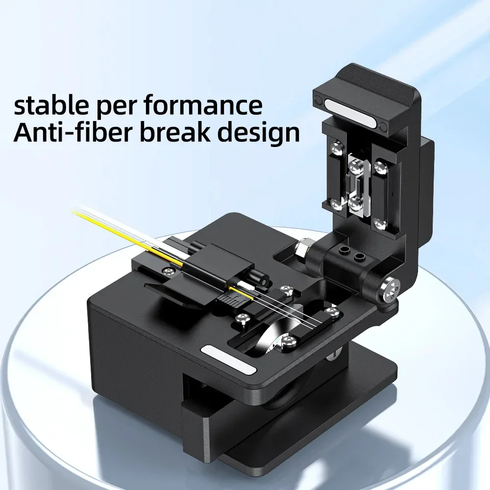 Natalink Optical Fiber Cleaver High Precision Fiber Cutting Knife with Fully Automatic Machine Tool Set Hot Melt Cold Splicing