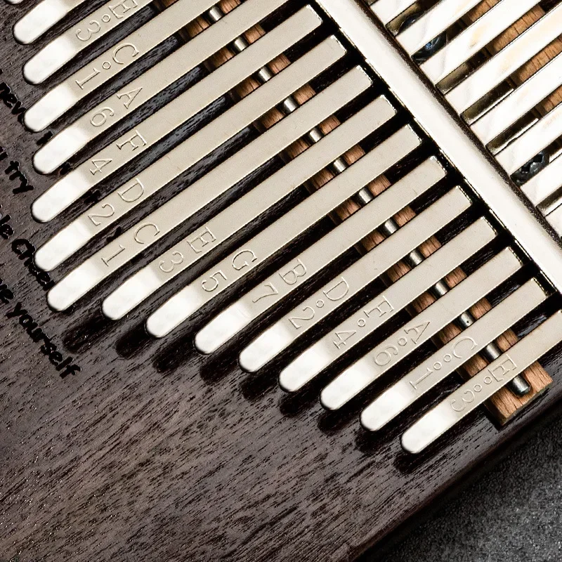CLEARANCE SALE-21 Keys Thumb Piano Full Solid Wood Plate Board Beechwood Kalimba Professional Mini Mbira Keyboard Instrument view 3