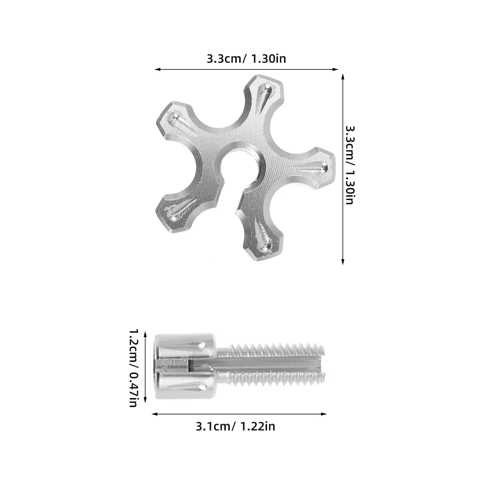 Motorcycle Clutch Adjustment Screw Slotted Aluminum Alloy Silver Precise Tuning Cable Tension Adjuster Universal Bike Part view 5