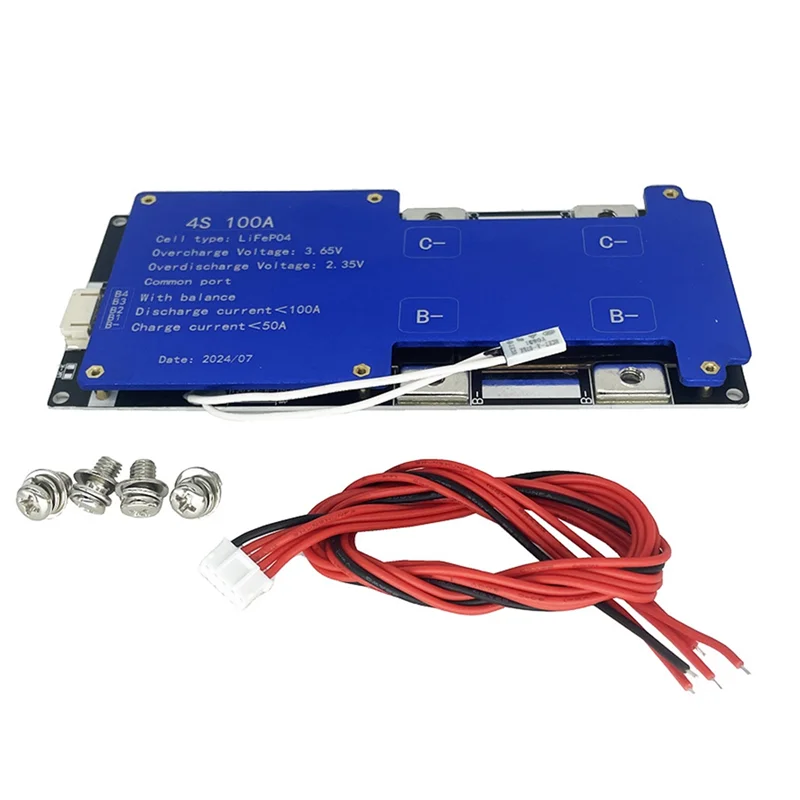 ABFI BMS バッテリー保護回路基板 4S 12V 100A Lifepo4 リチウムリン酸鉄バランス充電付き
