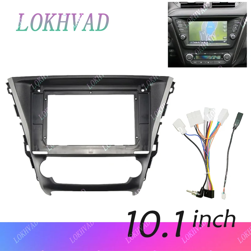 10 Inch Car Frame Fascia Adapter Android Radio Dash Fitting Panel Kit For Toyota Avensis Touring Sports 2015-2018