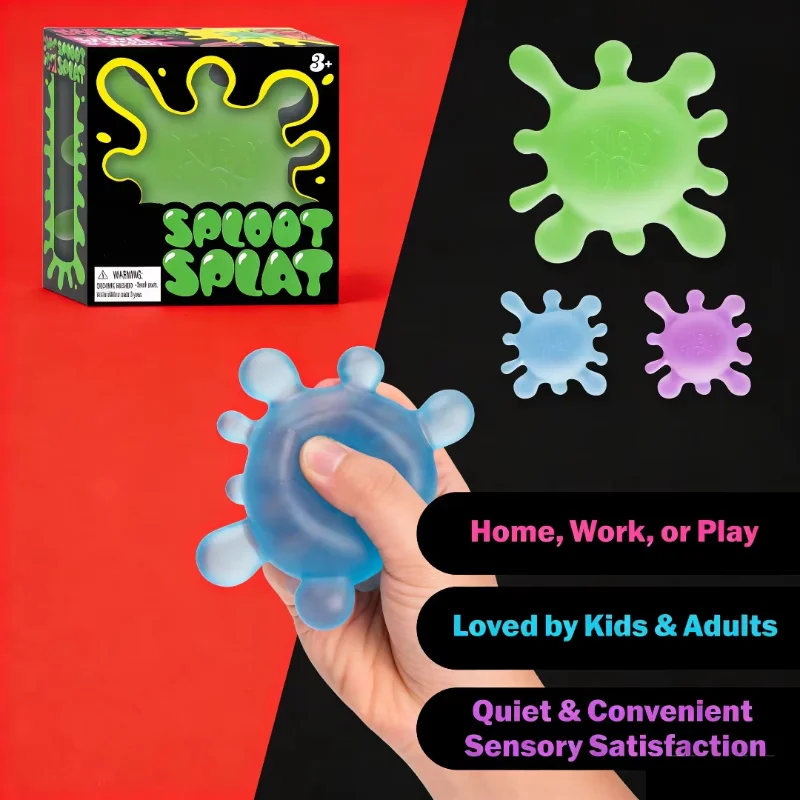 Needoh Maltose Decompression Toy Virus Water Drop Round Slow Rebound Stretching Sensory Toy Stress Relief Toys Friendly Durable