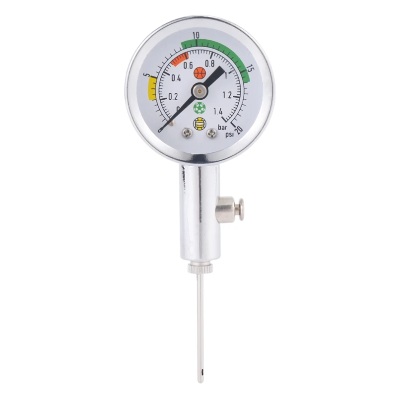 

Ball Pressure Gauge Ball Pressure Measuring Tool Basketball Football Volleyball Barometer