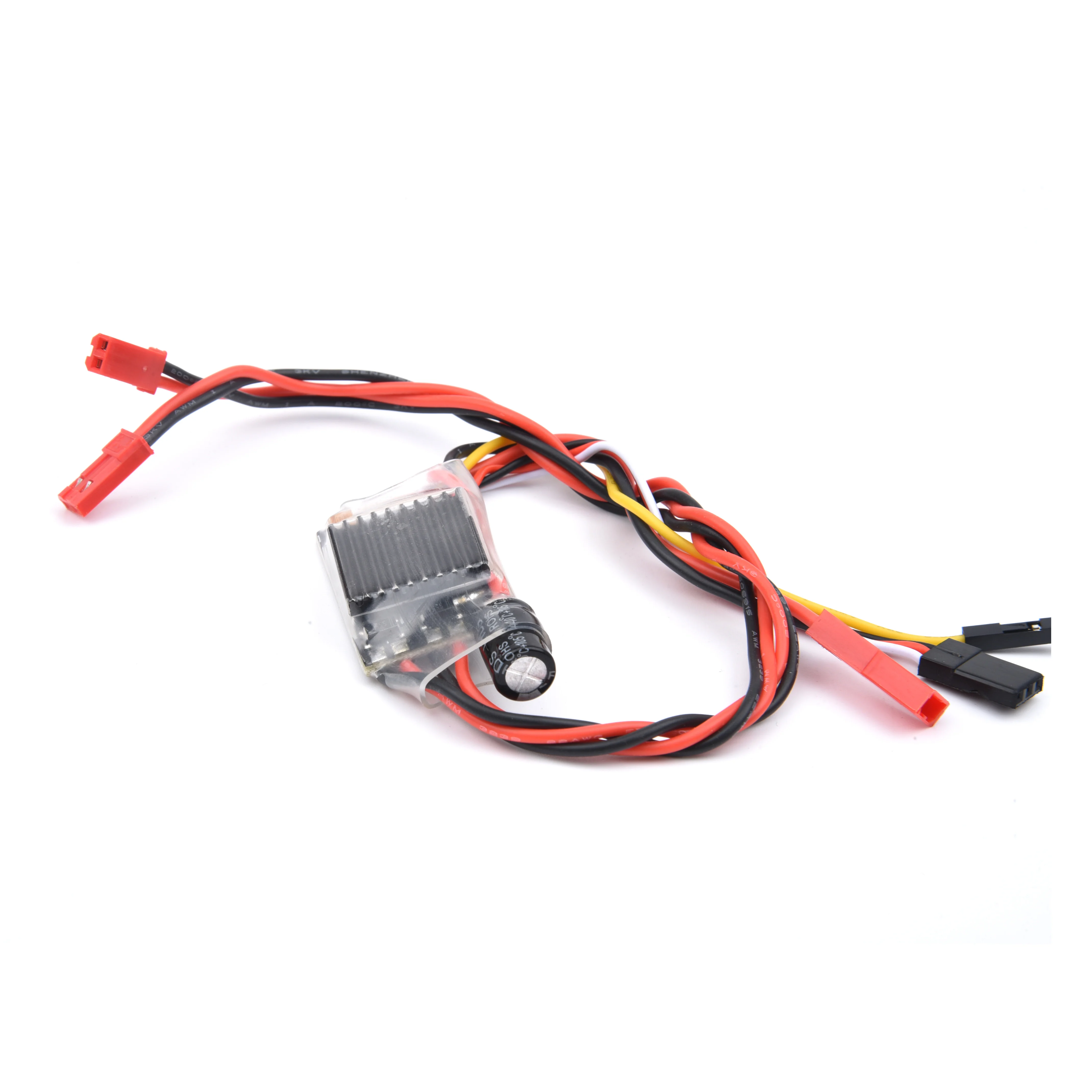 12Ax2 2-6S One-way Brushed ESC Electric Speed Controller Mix Control for DIY Speed Difference RC Boat/Airplane/Speedboat Model