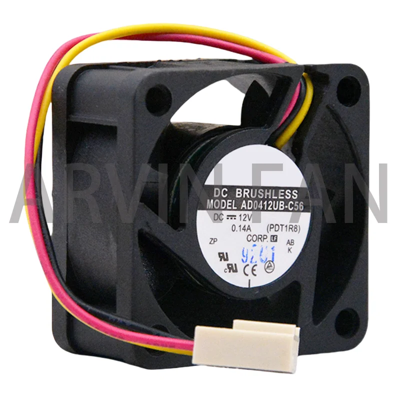 Interruptor de inversor de corriente, ventilador de refrigeración, AD0412UB-C56 Original, 4cm, 4020, 40mm, 40x40x20mm, DC12V, 0.14A, nuevo