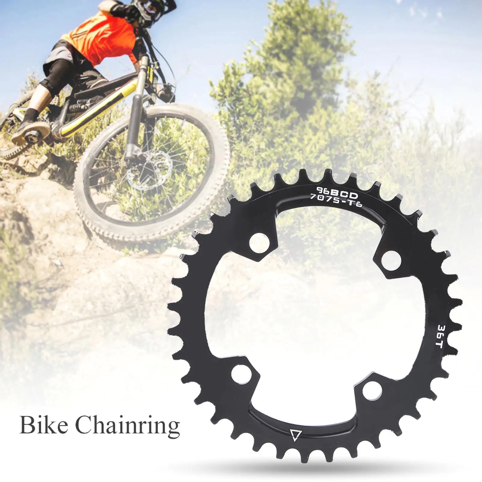 32/34/36T 96bcd Fiets Smal Breed Rond Kettingblad-Mountainbike Reparatieketting