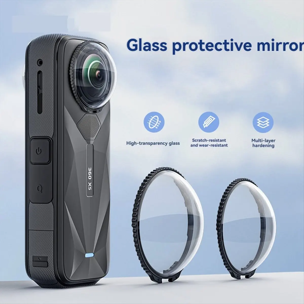 Lens Guards for X5 Optical Glass Lens Protector Cap for X5 Upgrade Portective Cover