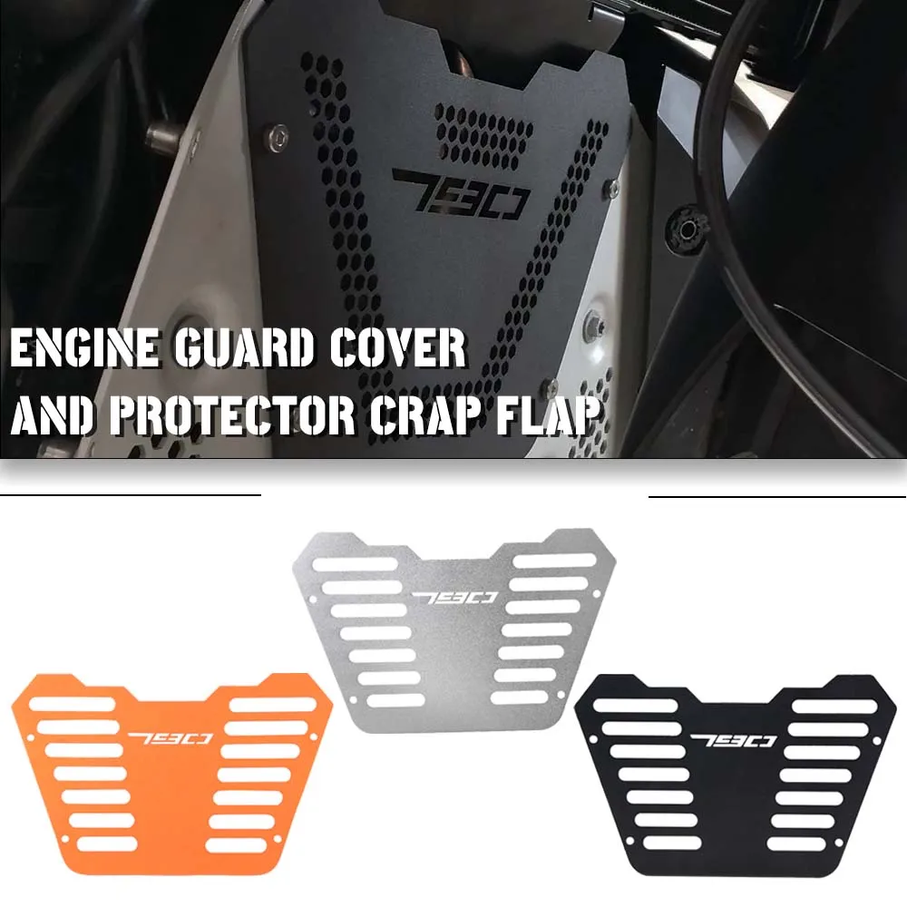 

FOR KTM 790 Adventure R/S 790 Adventure Aluminium Motorcycle Accessories Engine Guard Cover And Protection Crap Flap 2019 2020
