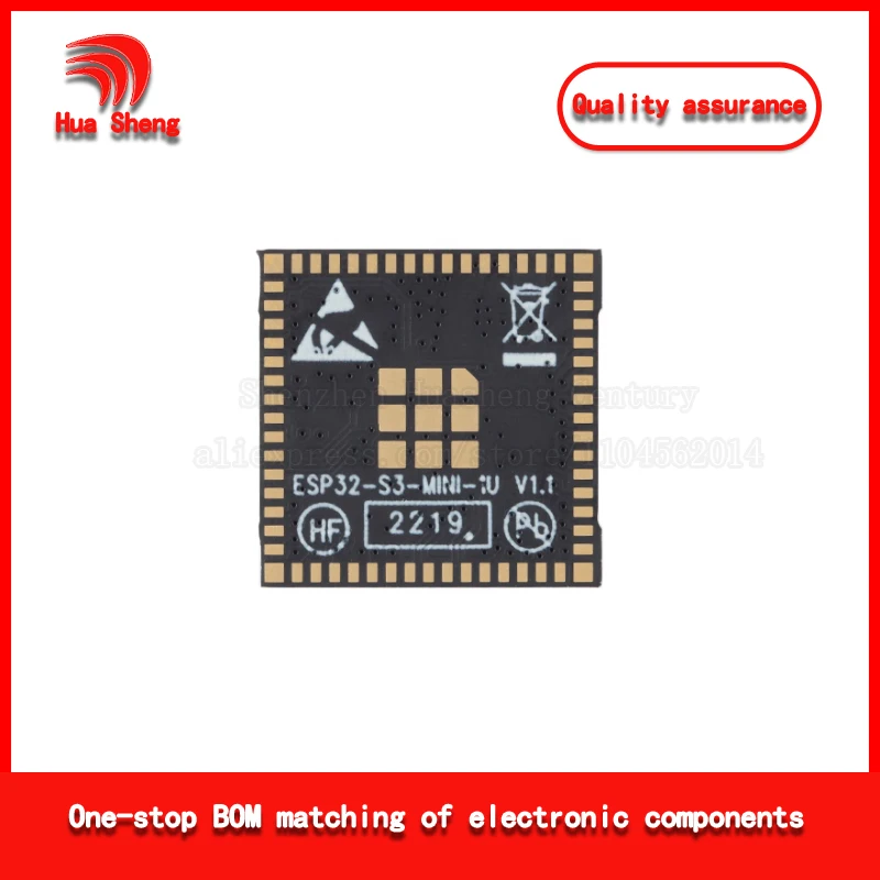 Original Genuine Esp32-S3-Mini-1U-N8 Wi-Fi+Bluetooth 8Mb 32-Bit Dual-Core Mcu Module