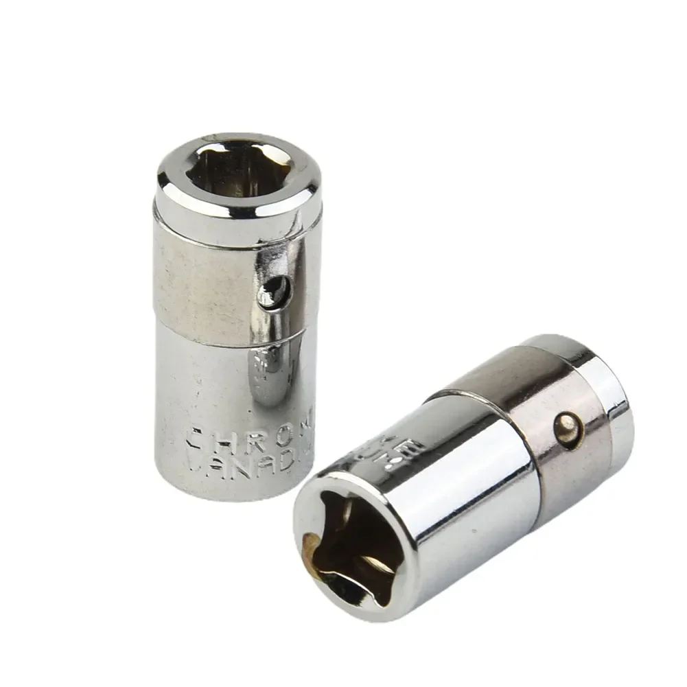 

2pcs 1 4 Square Drive To 1 4 Hex Socket Bits Converter Screwdriver Bit Adapter Socket Conversion Adapter Buckle Bits