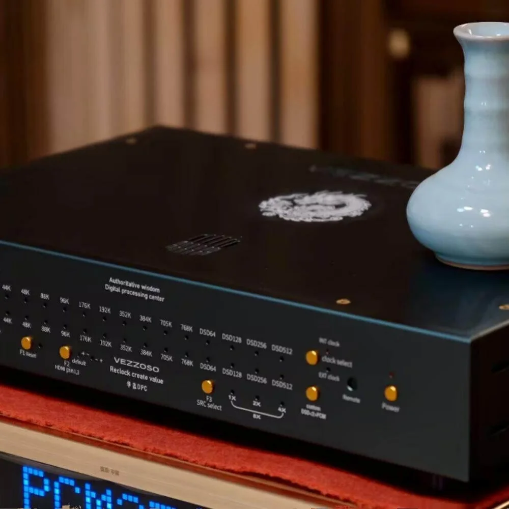 VS-01 Hi-Fi USB Digital Interface with Reclocking & Upsampling, Audiophile USB Bridge Signal Regen for DAC Enhancement