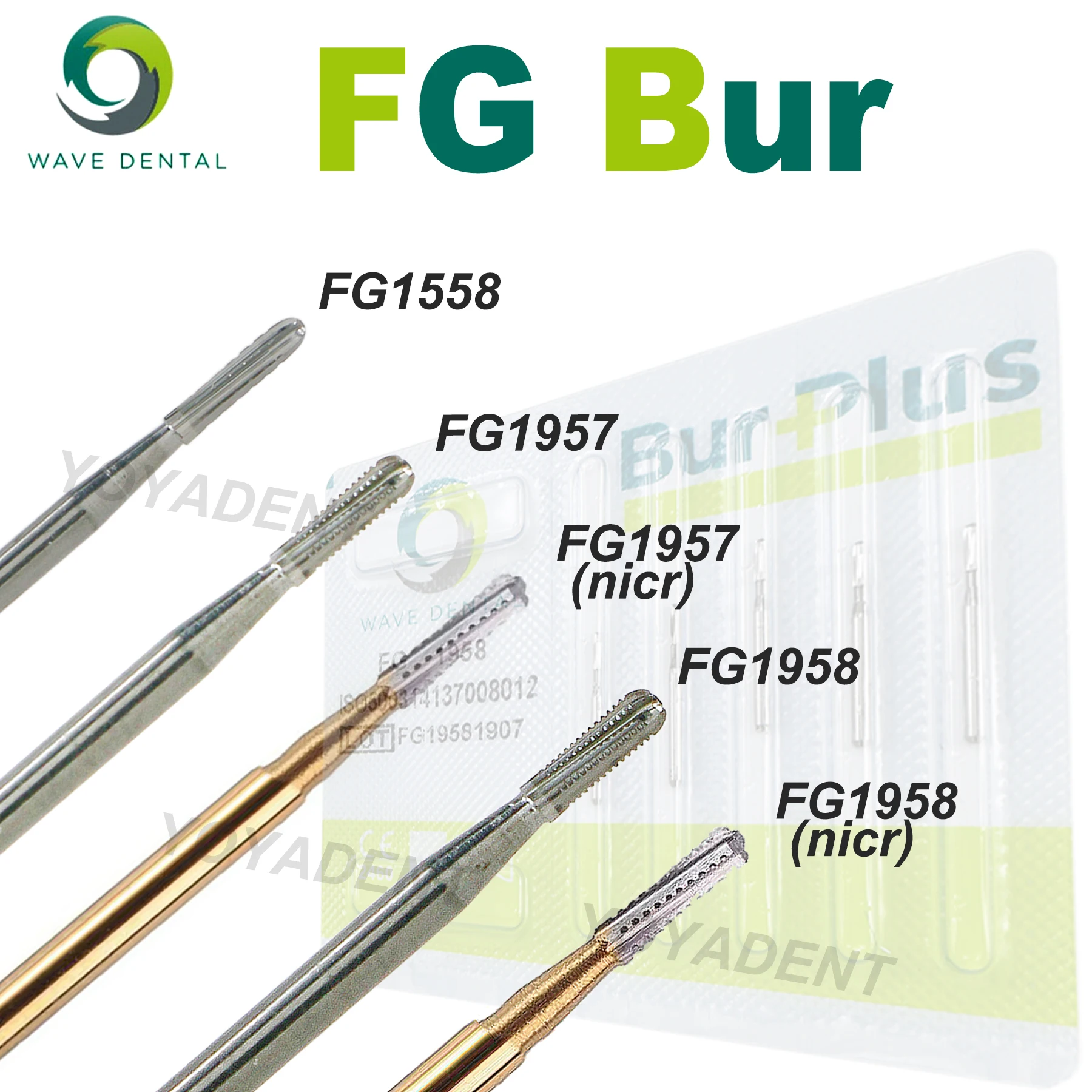 

WAVE Burs Стоматологические карбидные боры с прямой головкой для резки FG Высокоскоростные стоматологические сверла Товары для стоматолога