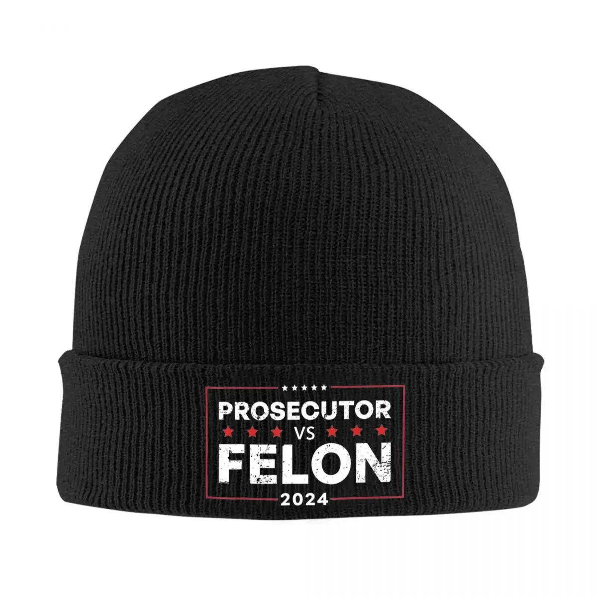 Prosecutor Vs Felon 2024 Vote Kamala Harris Gift Beanie Hats Bonnet Hats Unisex Adult Street Kpop Knit Hat Winter  Elastic Cap