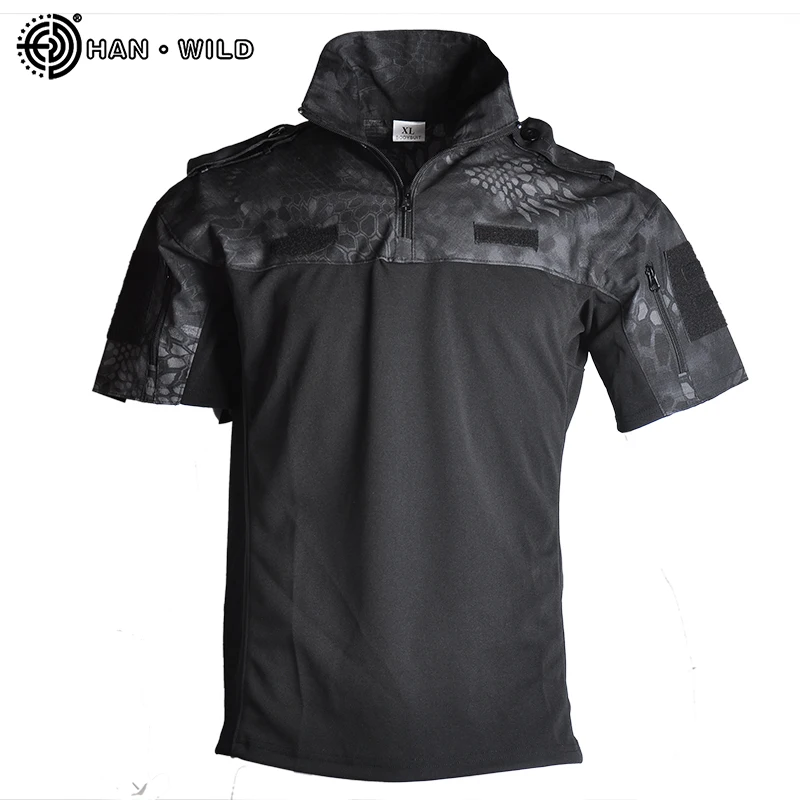 han wild outdoor tactical camo suba camisa para homens respiravel combate camisetas manga curta airsoft caca t shirts 01