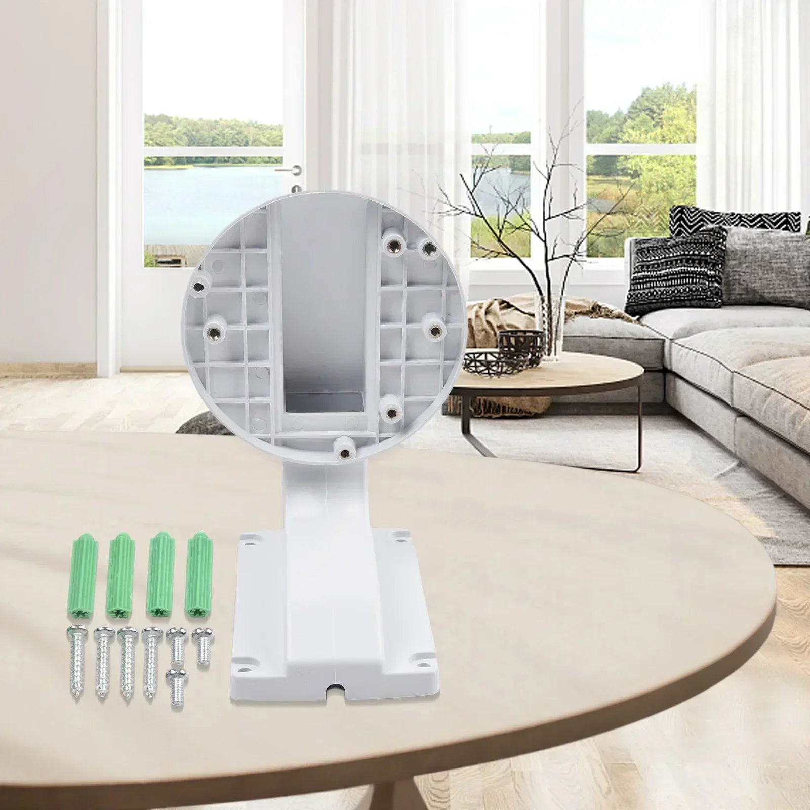 Imagem -05 - Suporte de Parede Interno de Plástico Ds1258zj Suporte para Câmera Dome Hikvision Ds2cd2132-i Montagem de Câmera Peças de Suporte Traseiro
