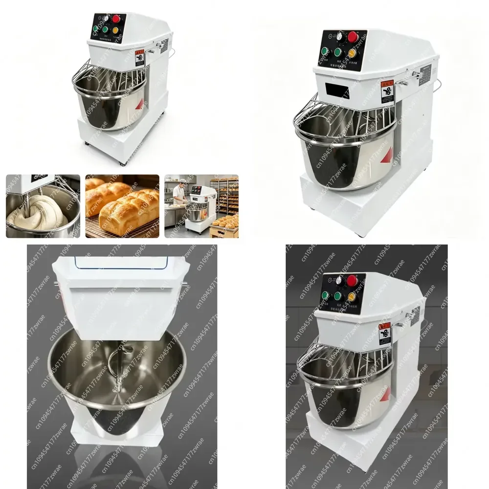 2026 China Factory Supply 20L Heavy Duty Electric Bakery Cake Bread Dough Spiral Mixer