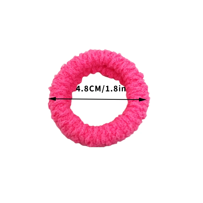 6Pcs/Box  Simple Basic Elastic Hair Bands Ties Thick Scrunchie Hair Rope  Rubber Bands Headband Hair Accessories For Women