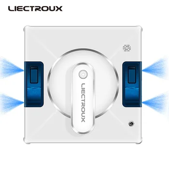 Window Cleaning Robot Liectroux YW509, 4-Way Water Spray,Home Glass Floor Wall Robot Windo