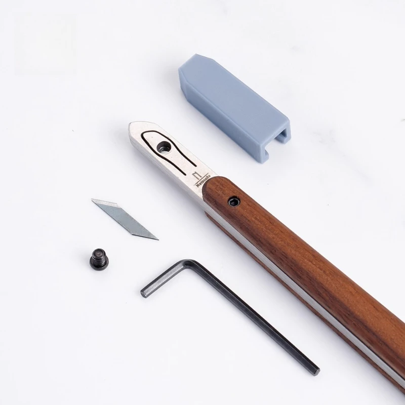 Replaceable Blade Leather Craft DIY Stainless Steel Small Pen Knife Artistically Carved and Cut Sharp and Durable Leather Knife