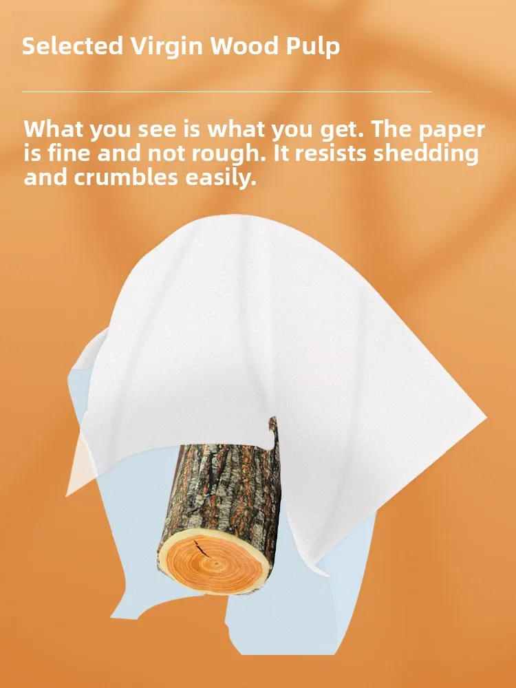 

Большой рулон туалетной бумаги, специальная целая коробка для отеля, коммерческое использование, домашнее полотенце, гигиеническая бумага, происхождение Тяньцзинь