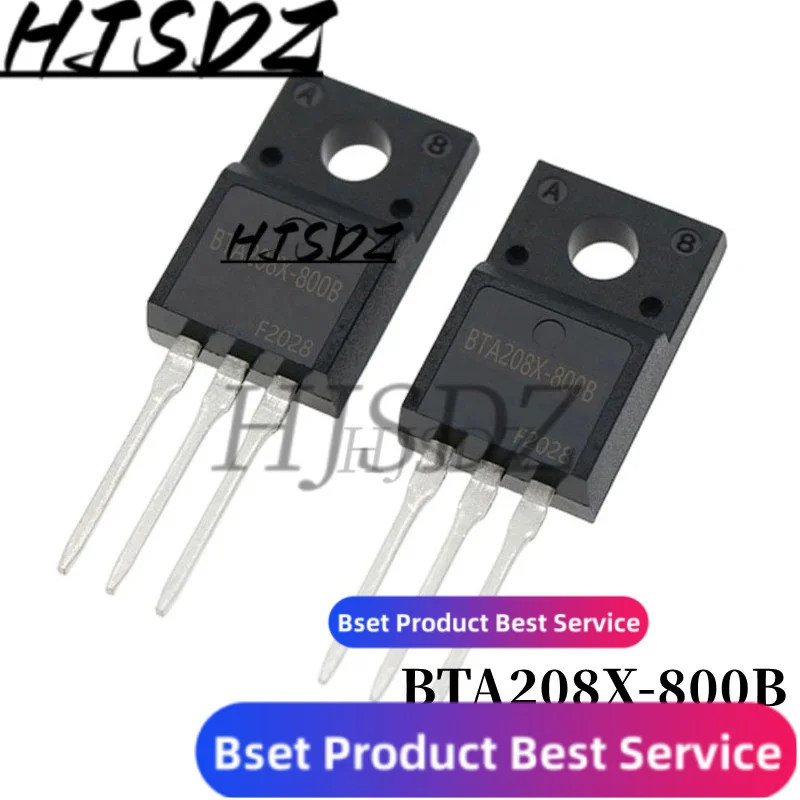10-50PCS BTA208X-600B, BTA208X-600C, BTA208X-600D, BTA208X-600E, BTA208X-800B, BTA208X-800C, Triac, BTA208X-800D TO-220F