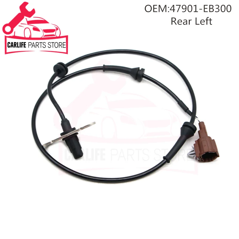 

ABS Wheel Speed Sensor Rear Left For Nissan Navara D40 4WD 2.5 3.0 dCi 2005-2014 47901-EB70A 47901EB70A 47901EB300 47901-EB300