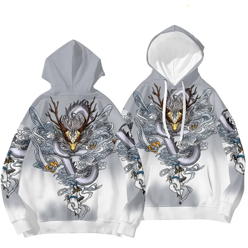 

Anime Dragon 3D Print Hoodies Men Women Harajuku Cosplay Sweatshirt Casual Jacket