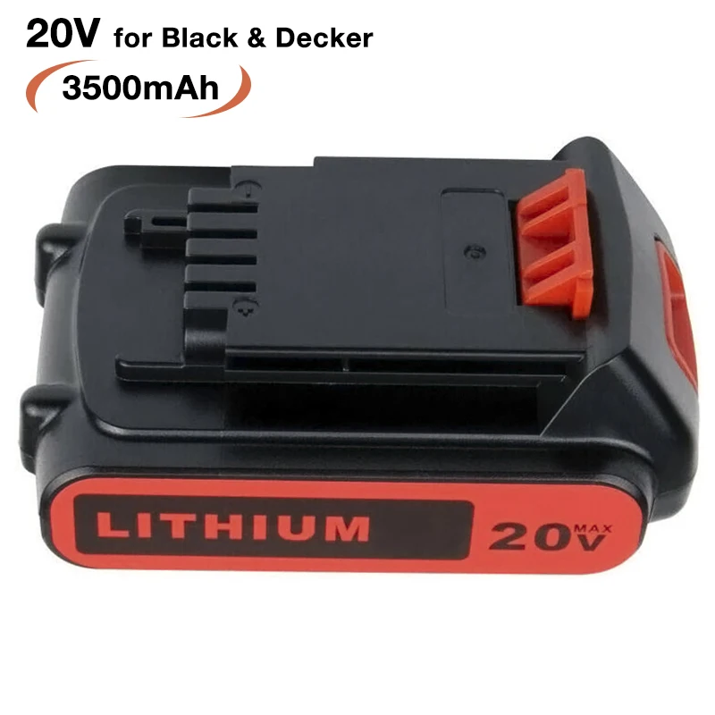 LB20 zamiennik dla Black & Decker 18V/20V 3.5Ah akumulator litowo-jonowy LBX20 LBXR20 BL2018-XJ GKC1825L GTC1850L20 elektronarzędzia